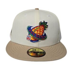 New Era 59Fifty Green Bay Packers NFL Fitted Hat Sz 8 Pro Bowl 1998 Hawaii Patch